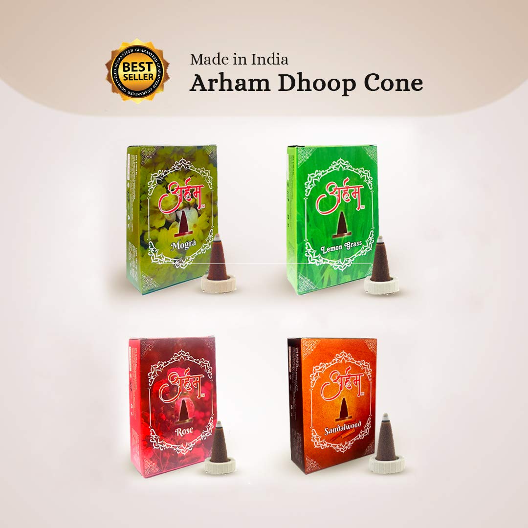 Arham Premium Dhoop Cone (Pack of12) 